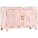 vidaXL Sideboard 110x35x70 cm solid mango wood light blue