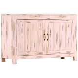 vidaXL Sideboard 110x35x70 cm solid mango wood light blue