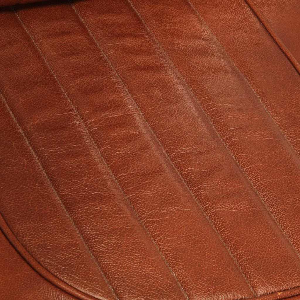 vidaXL Fauteuil luchtvaartstijl echt leer zwart