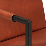 vidaXL Fauteuil echt leer grijs