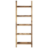 vidaXL Ladder Shelf 75x37x205 cm Solid Mango Wood Brown