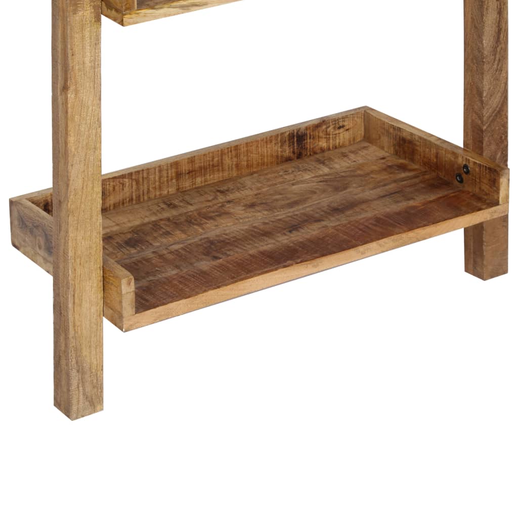 vidaXL Ladder Shelf 75x37x205 cm Solid Mango Wood Brown