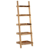 vidaXL Ladder Shelf 75x37x205 cm Solid Mango Wood Brown