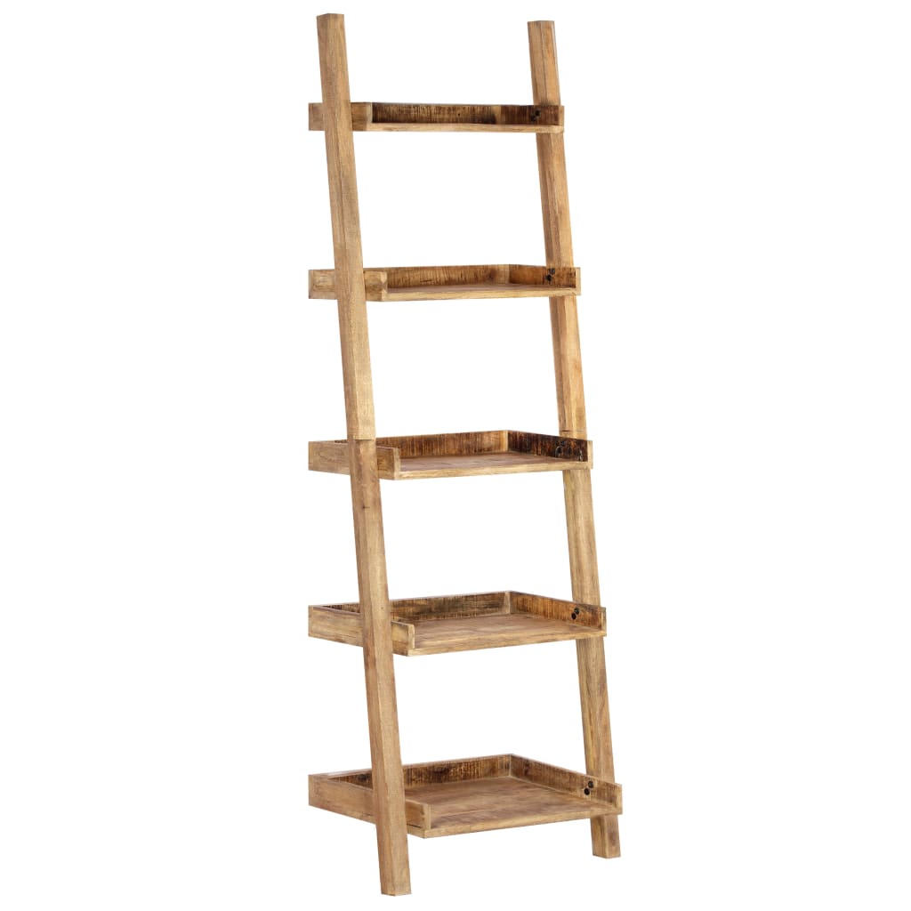 vidaXL Ladder Shelf 75x37x205 cm Solid Mango Wood Brown