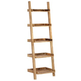 vidaXL Ladder Shelf 75x37x205 cm Solid Mango Wood Brown
