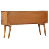 vidaXL Dressoir met geprint patroon 90x30x70 cm massief mangohout