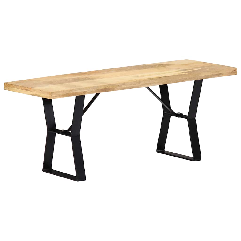 vidaXL Bankje 110 cm massief mangohout