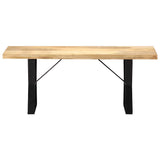 vidaXL Bankje 110 cm massief mangohout