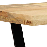 vidaXL Bankje 110 cm massief mangohout