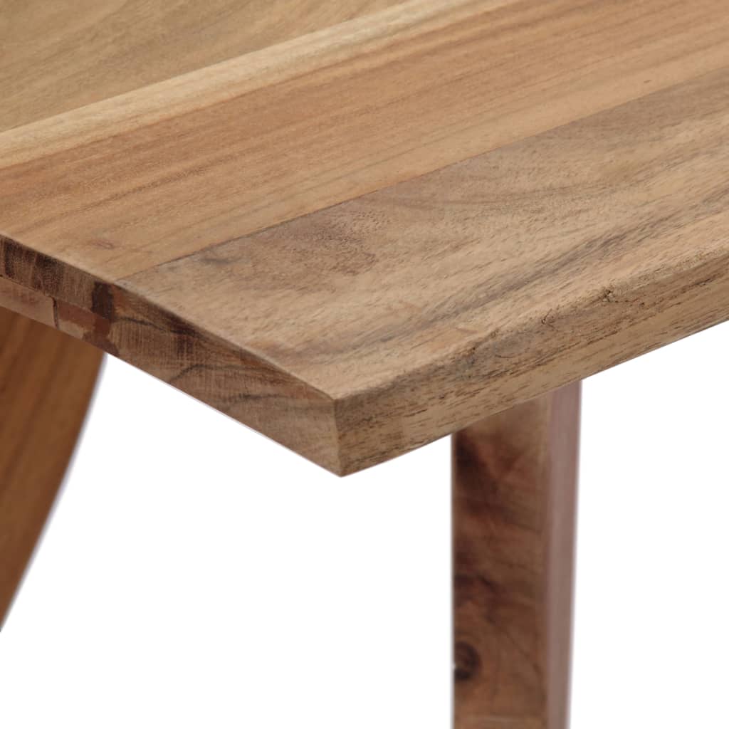 vidaXL Eettafel 140x80x76 cm massief acaciahout