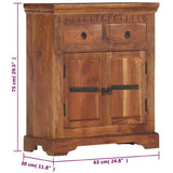 vidaXL Dressoir 50x30x100 cm massief acaciahout