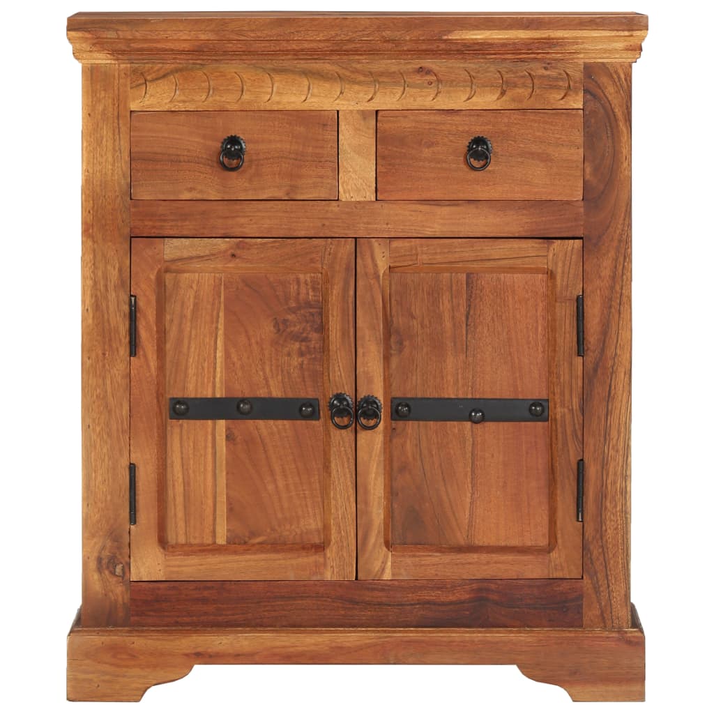 vidaXL Dressoir 50x30x100 cm massief acaciahout