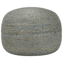 vidaXL Poef handgemaakt 45x30 cm jute lichtgrijs