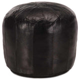 vidaXL Poef 40x35 cm echt geitenleer tan