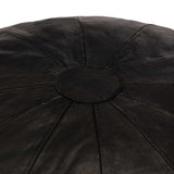vidaXL Poef 40x35 cm echt geitenleer tan