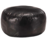 vidaXL Poef 60x30 cm echt geitenleer tan