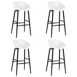 vidaXL Bar stools 2 pcs black
