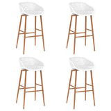 vidaXL Bar stools 2 pcs black