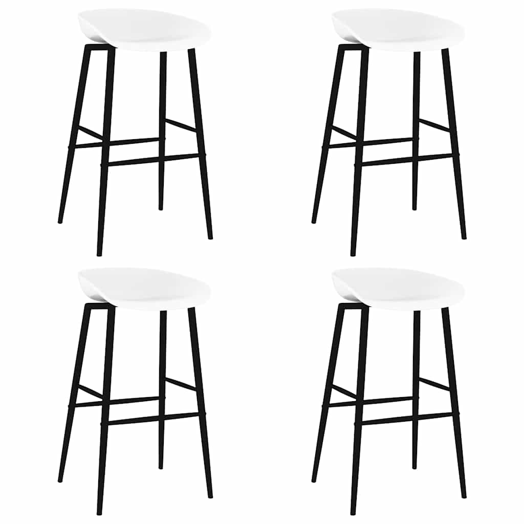 vidaXL Barstoelen 2 st zwart