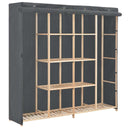vidaXL Kledingkast 173x40x170 cm stof wit