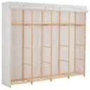 vidaXL Kledingkast 200x40x170 cm stof wit