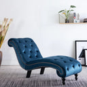 vidaXL Chaise longue kunstleer bruin