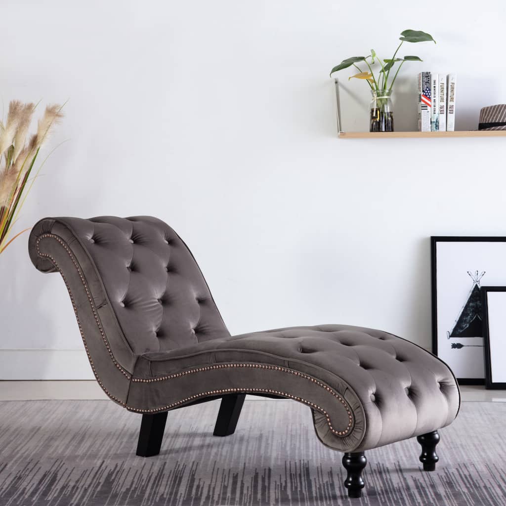 vidaXL Chaise longue kunstleer bruin