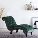 vidaXL Chaise longue kunstleer bruin