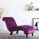 vidaXL Chaise longue kunstleer bruin