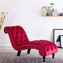 vidaXL Chaise longue kunstleer bruin