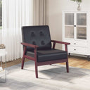vidaXL Fauteuil stof lichtgrijs