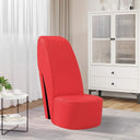 vidaXL Hakstoel kunstleer rood