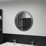 vidaXL Wandspiegel 40 cm verre dur