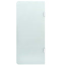 vidaXL Urinoirschot wandgemonteerd 90x40 cm verre dur noir