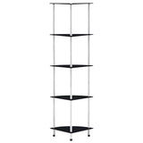 vidaXL Cabinet 3-Tier 30x30x67 cm Tempered Glass Transparent