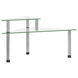 vidaXL Keukenschap 49,5x35x19 cm gehard glas transparent