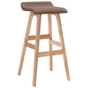 vidaXL Bar stool fabric dark grey