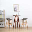 vidaXL Bar stool fabric dark grey