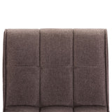 vidaXL Bar Stools 2 pcs fabric taupe