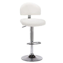 vidaXL Bar Stool Faux Leather Black