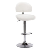 vidaXL Bar Stool Faux Leather Black