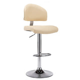 vidaXL Bar Stool Faux Leather Black