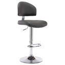 vidaXL Bar Stool Faux Leather Black