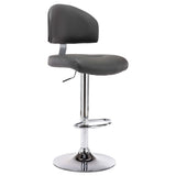 vidaXL Bar Stool Faux Leather Black