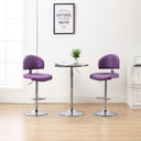 vidaXL Bar Stool Faux Leather Black