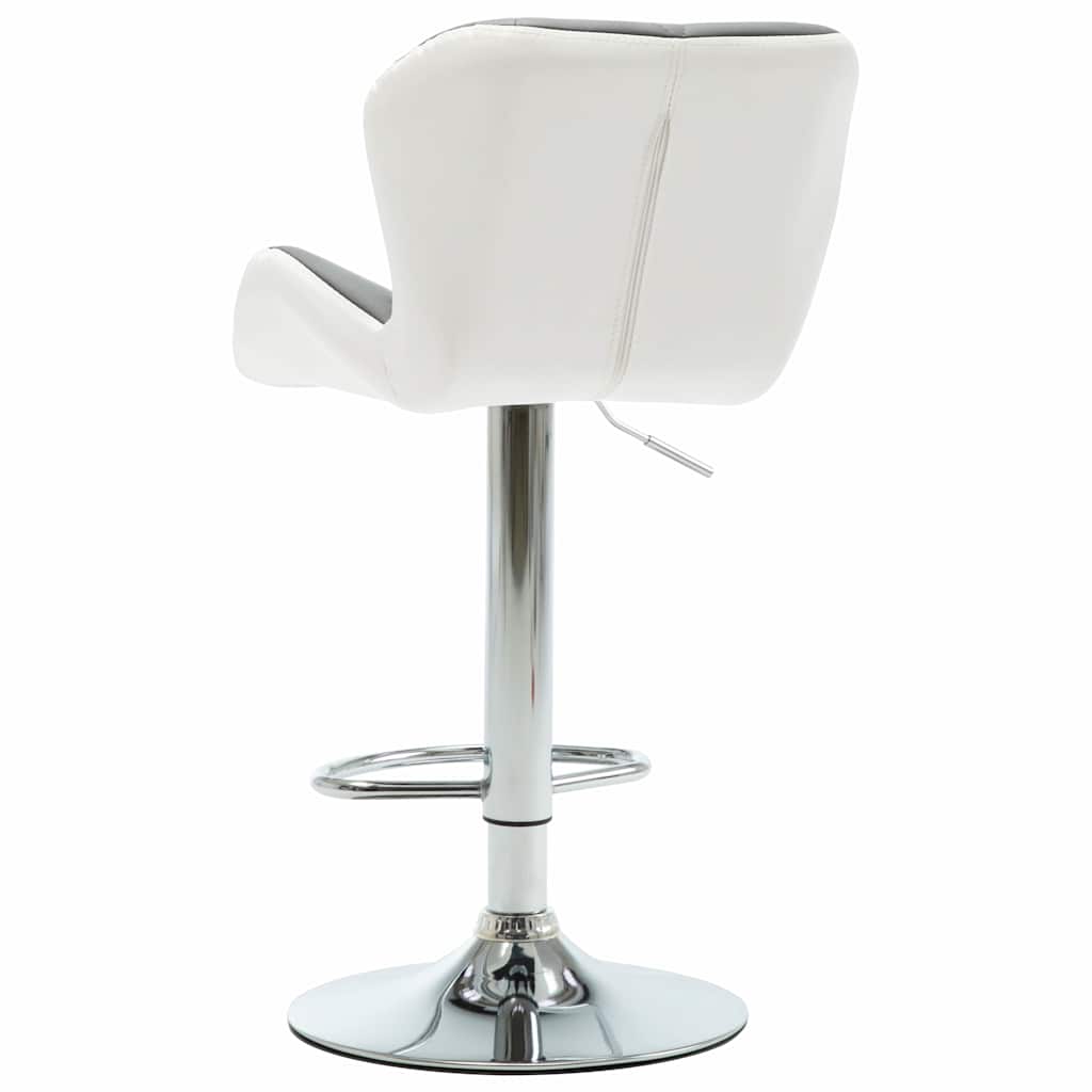 vidaXL Barkruk Grijs 44 x 48 x 105,5 cm Kunstleer