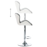 vidaXL Barkruk Grijs 44 x 48 x 105,5 cm Kunstleer