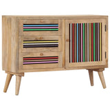 vidaXL Dressoir 100x30x75 cm massief mangohout