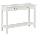 vidaXL Console Table 110x35x80 cm Wood White