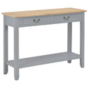 vidaXL Console Table 110x35x80 cm Wood White